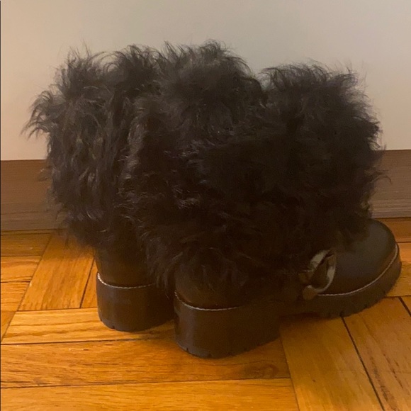 NWT Coach Leighton Moto Boot - Shearling - Picture 2 of 4